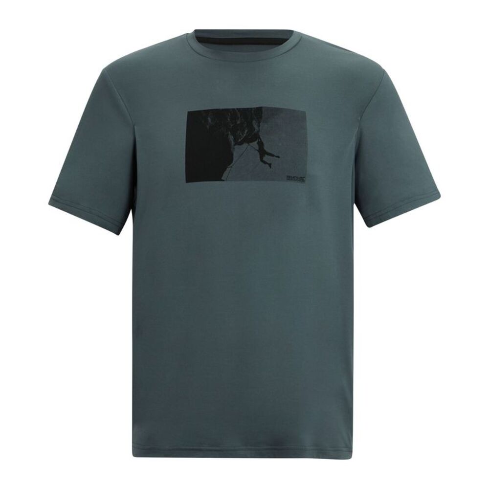 Regatta Mens Fingal Sunset Stretch T-Shirt / Dark Storm